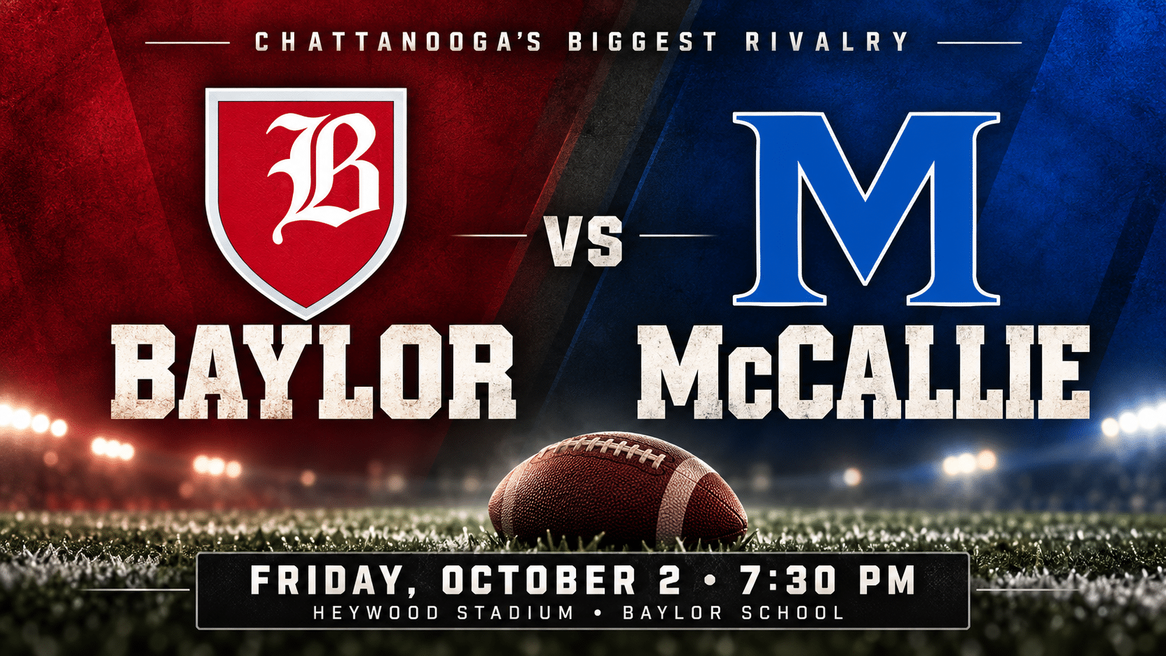Baylor vs. McCallie Inside Chattanooga’s Biggest High School Football Rivalry Baylor vs. McCallie Inside Chattanooga's Biggest High School Football Rivalry
